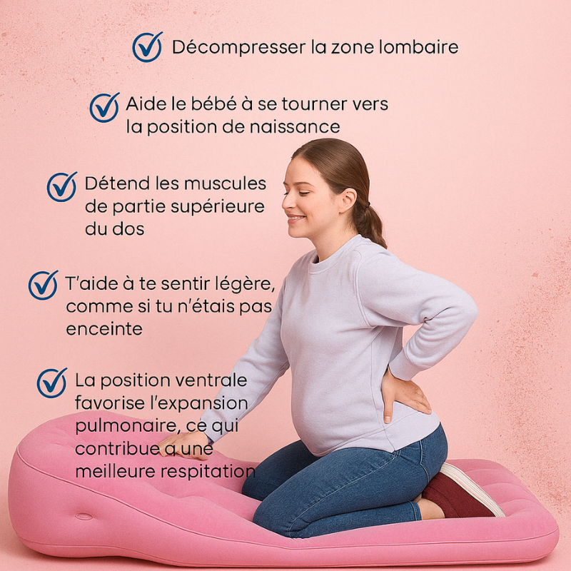 BellyNest™ | Matelas de grossesse - confort et soulagement